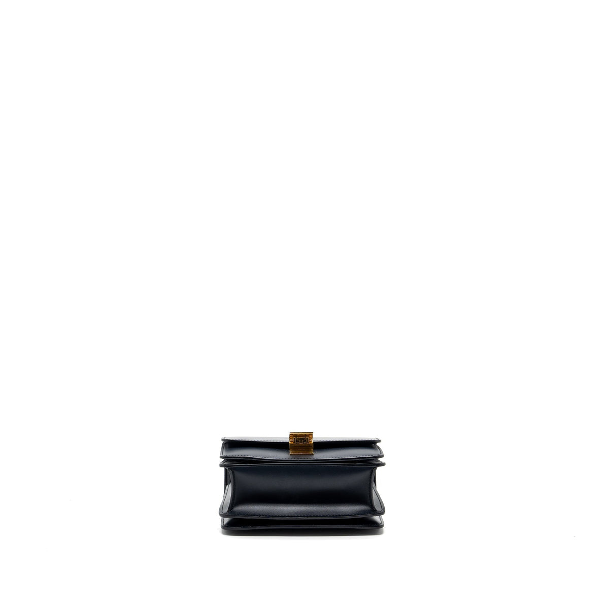 Celine Bags? Celine mini box bag calfskin dark blue GHW Luxury Designer Leather Handbag