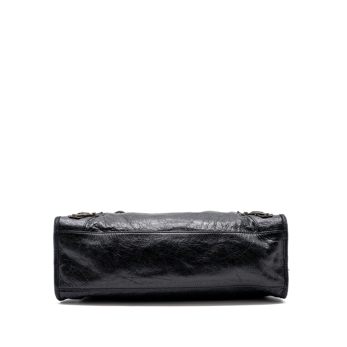 Balenciaga Classic City Bag leather Black Ruthenium Gold Hardware — Designer Leather Handbag