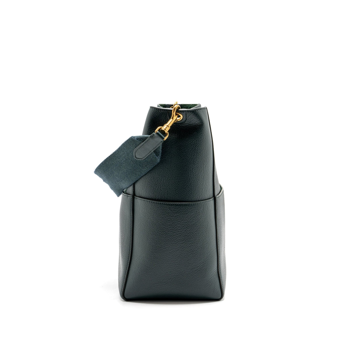 Celine Bags? Celine Sangle bucket bag calfskin dark green GHW Luxury Designer Leather Handbag