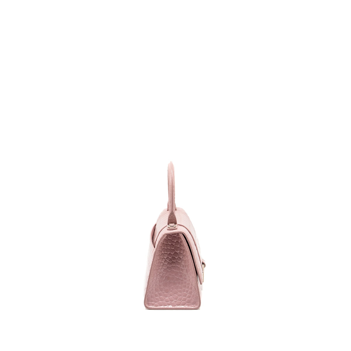 Balenciaga authentic luxury handbag Pink calf craftsmanship