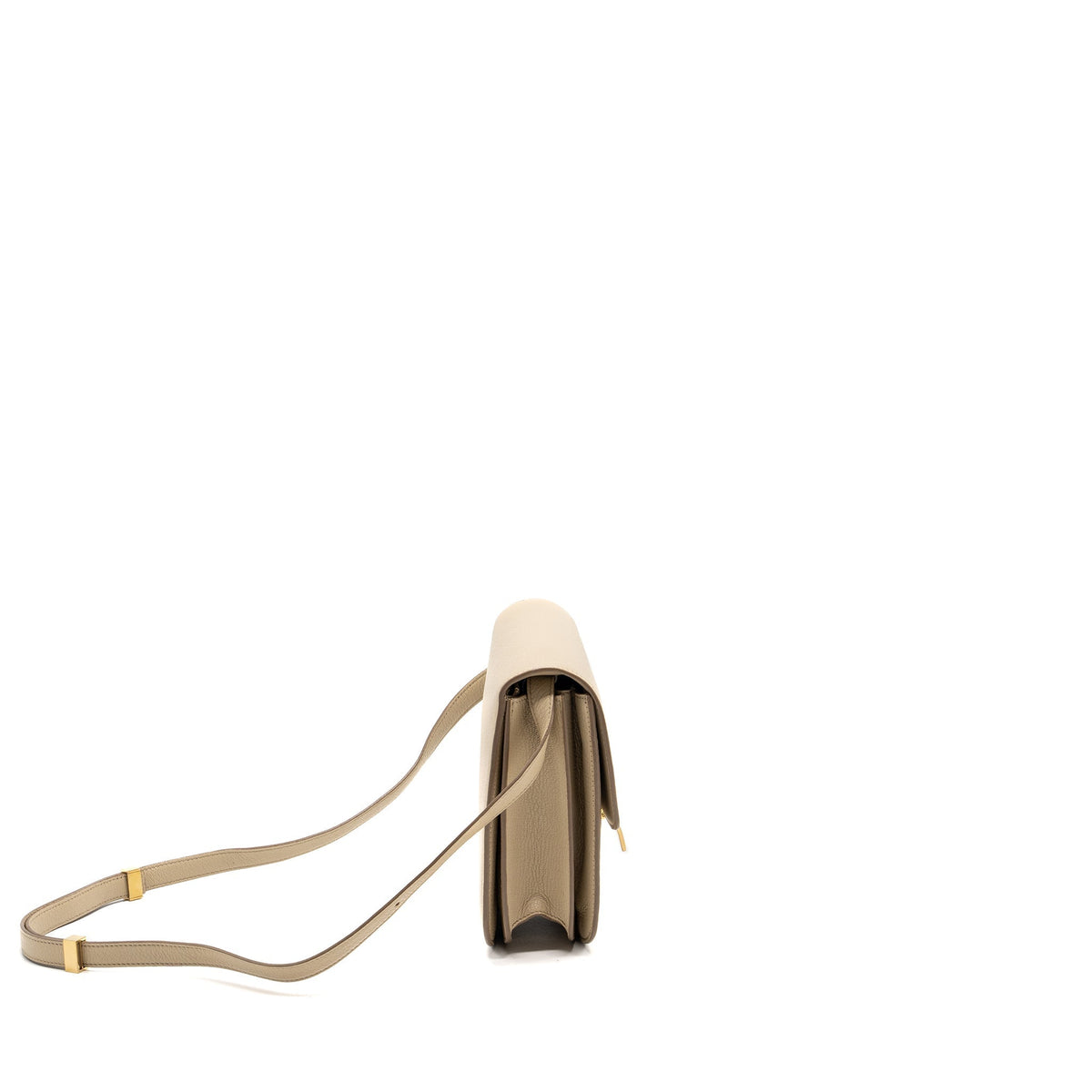 Celine Bags? Celine medium classic box bag goatskin beige GHW Premium Designer Shoulder Bag