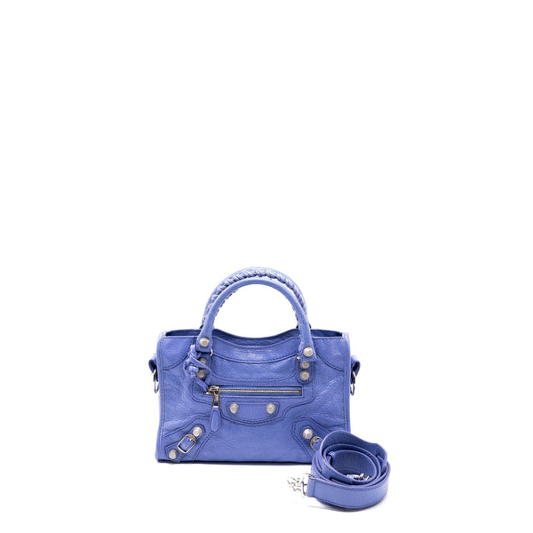 Balenciaga mini city bag light purple SHW — Designer Leather Handbag