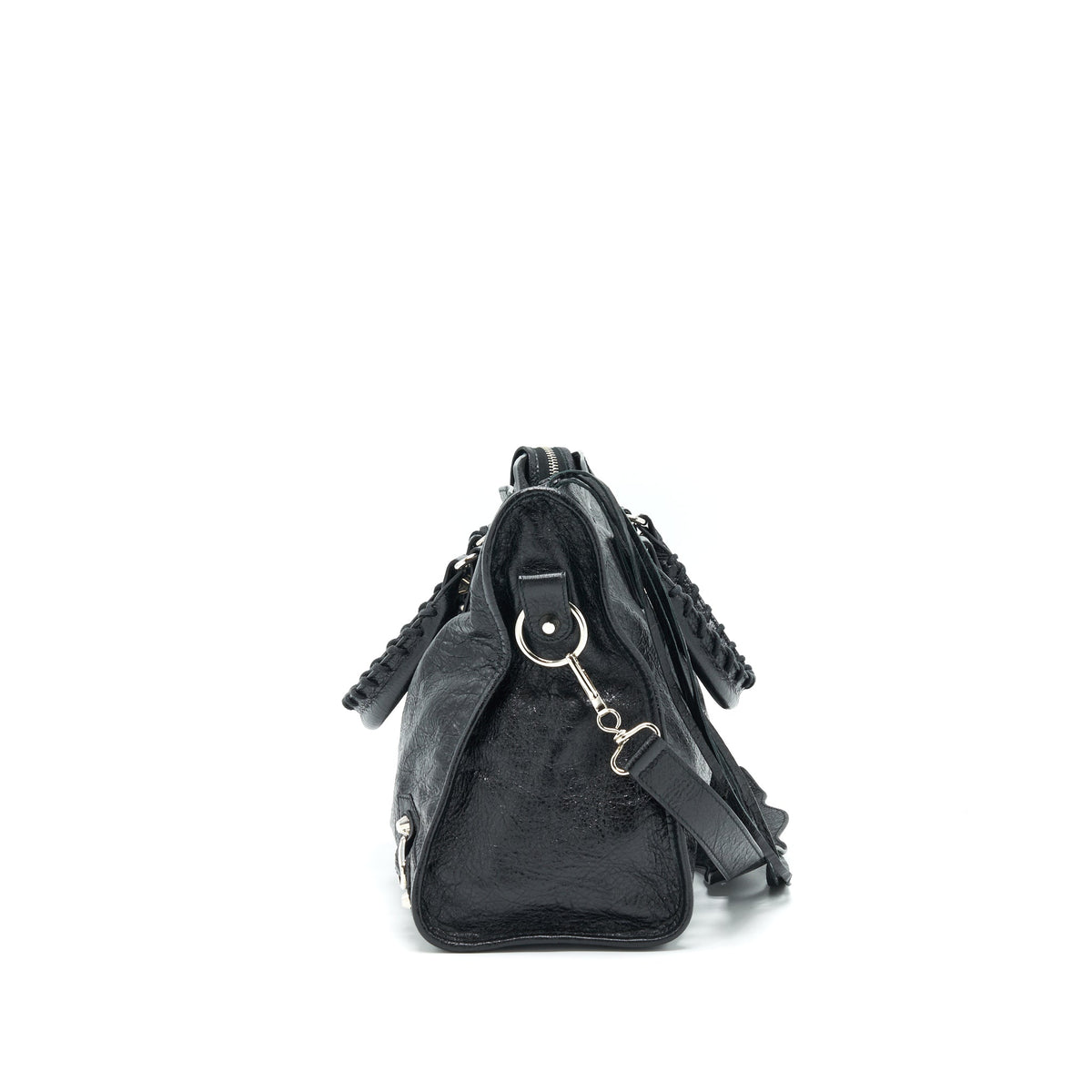 Balenciaga Giant City Bag Black SHW — Designer Leather Handbag