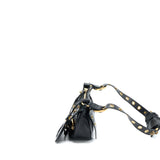 Luxar632 elegant leather Handbag back view