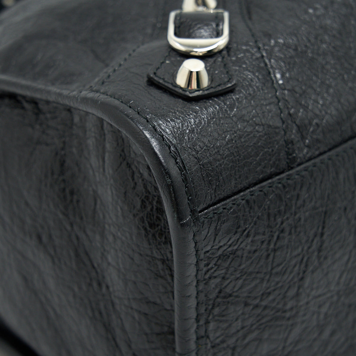 Balenciaga Giant City Bag Black SHW — Designer Leather Handbag