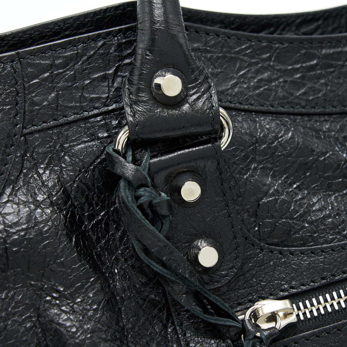 Balenciaga Giant City Bag Black SHW — Designer Leather Handbag