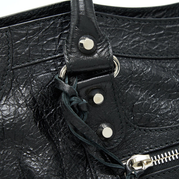 Balenciaga Giant City Bag Black SHW — Designer Leather Handbag