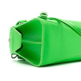 Luxar654 elegant leather Handbag angled view