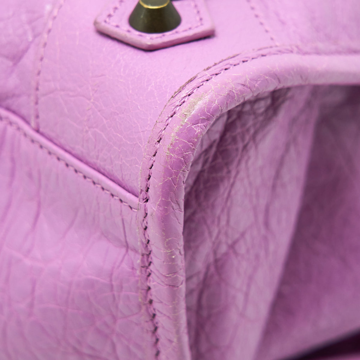 Balenciaga Classic City Bag Purple — Designer Leather Handbag