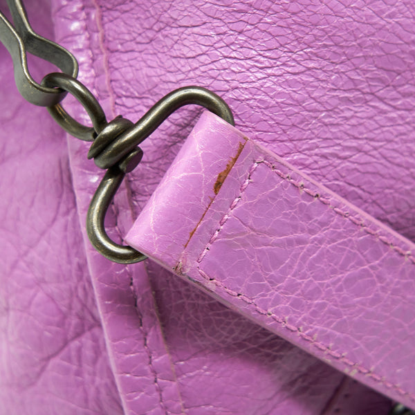 Balenciaga Classic City Bag Purple — Designer Leather Handbag