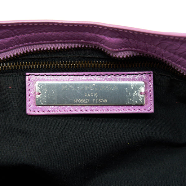 Balenciaga Classic City Bag Purple — Designer Leather Handbag