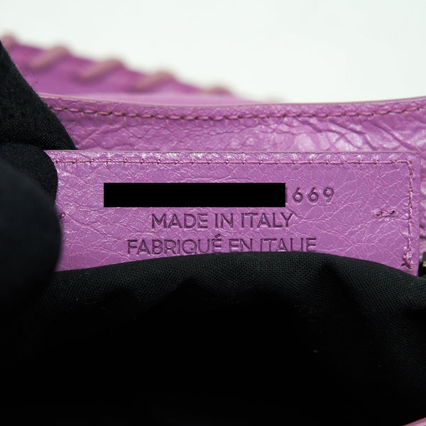 Balenciaga Classic City Bag Purple — Designer Leather Handbag