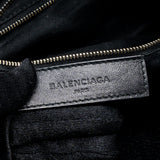 Balenciaga women's handbag Black luxury designer leather
