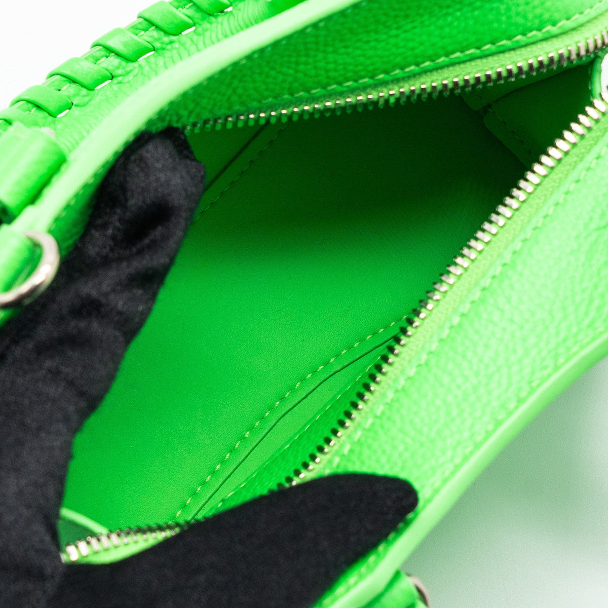 Balenciaga designer handbag calf closeup detail