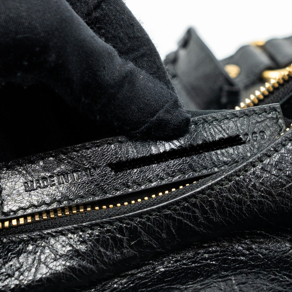 Balenciaga Le Cagole XS Lambskin Black GHW | Studded Leather Shoulder Bag