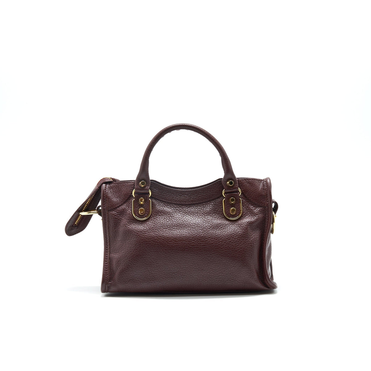 Luxar743 elegant leather Handbag back view