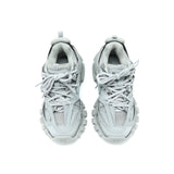 Side view of Balenciaga shoe Grey premium designer bag
