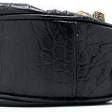 Luxar632 elegant leather Handbag angled view