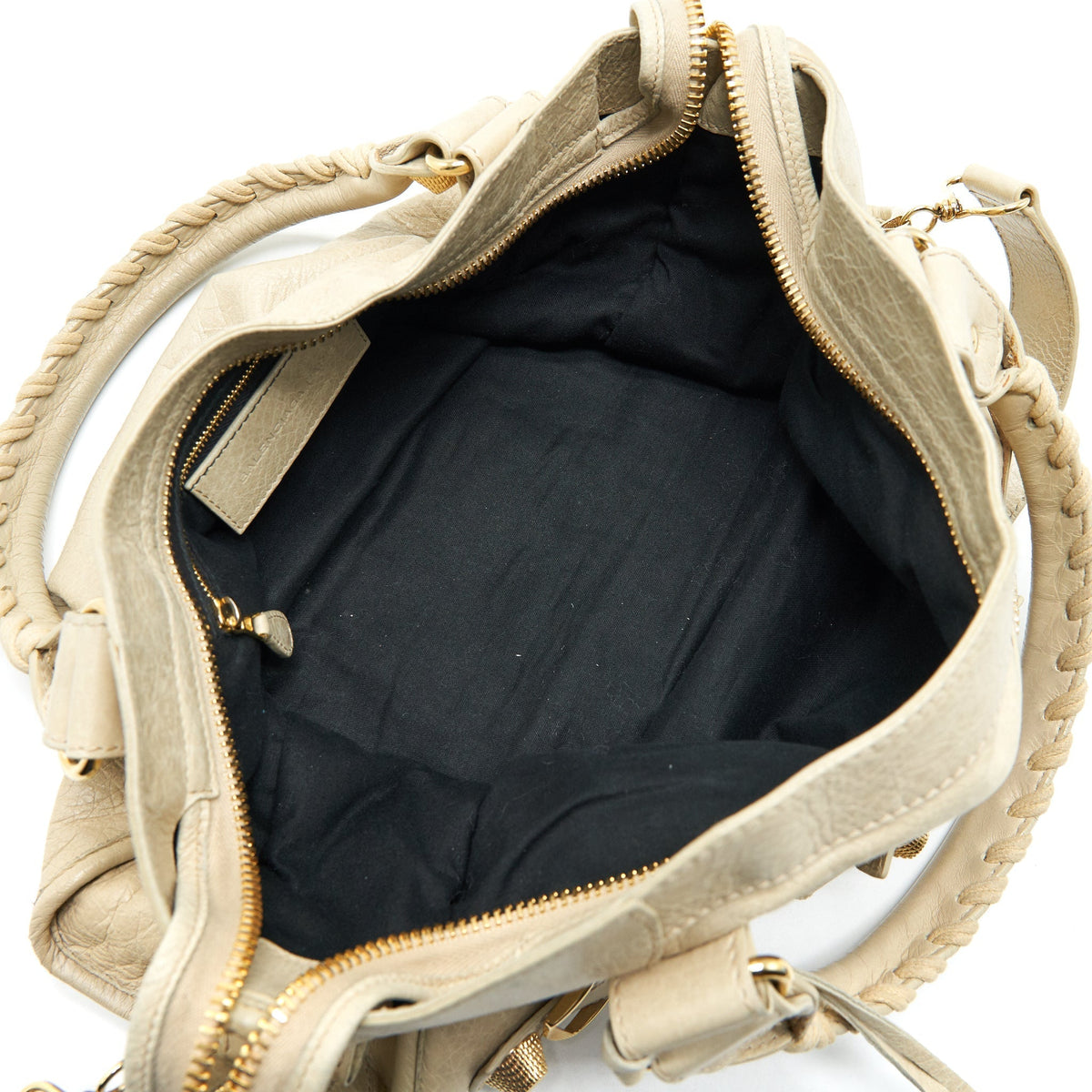Luxar606 elegant leather Handbag top view