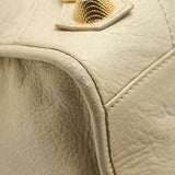 Authentic Balenciaga handbag Beige luxury fashion accessory