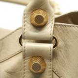 Authentic Balenciaga handbag Beige luxury fashion accessory