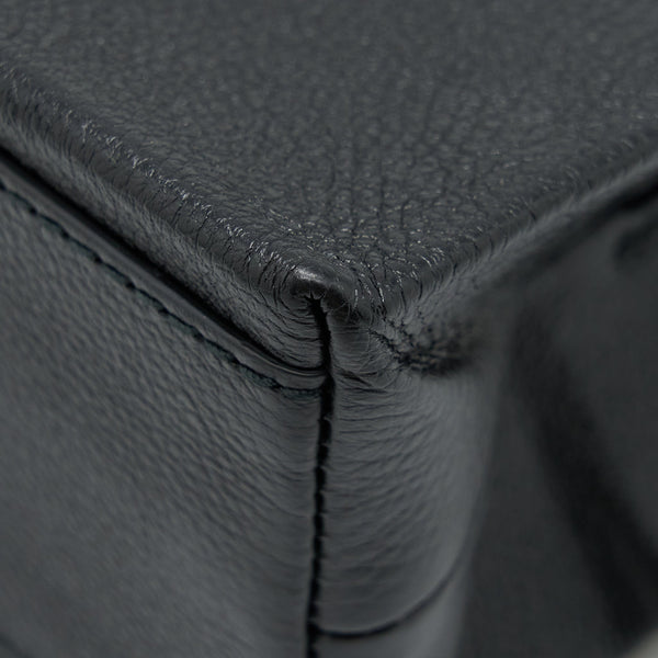 Balenciaga Top Handle Shopping Tote Bag Calfskin Black SHW — Premium Leather Tote