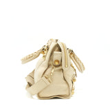 Balenciaga women's handbag Beige luxury designer leather