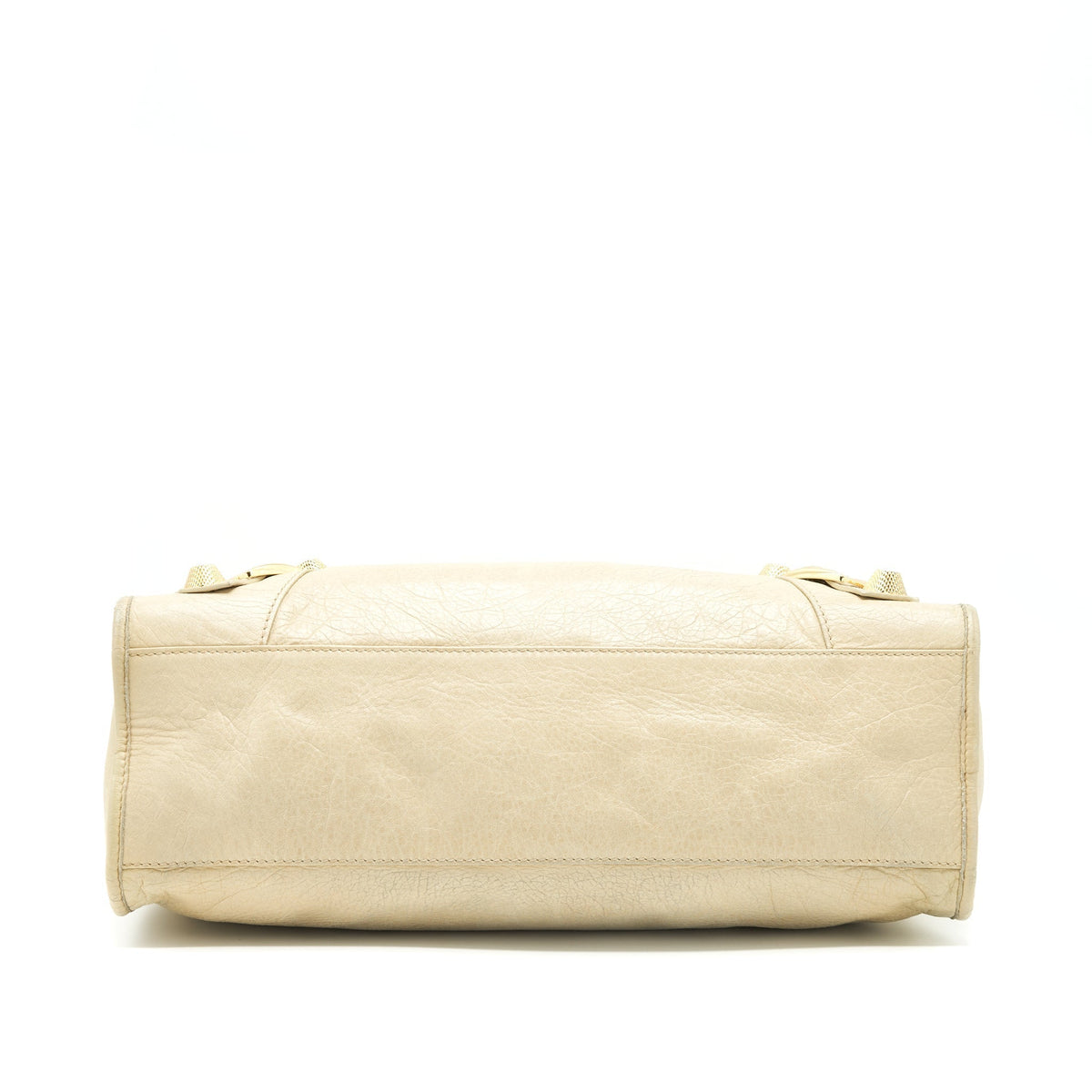 Balenciaga women's handbag Beige luxury designer leather