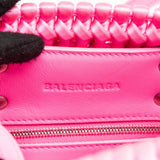 Balenciaga authentic luxury handbag Pink leather craftsmanship