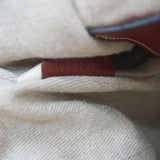 Zelvanoria elegant leather Tote Bag interior detail
