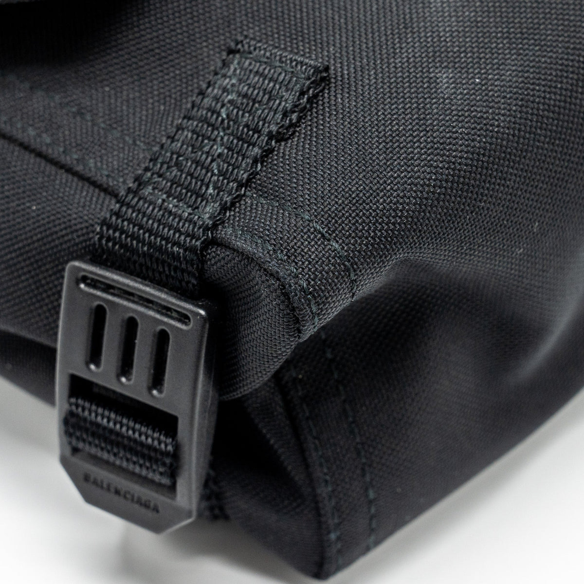 Balenciaga Army Messenger Bag Black Recycled Nylon Black/black hardware — Designer Messenger Bag