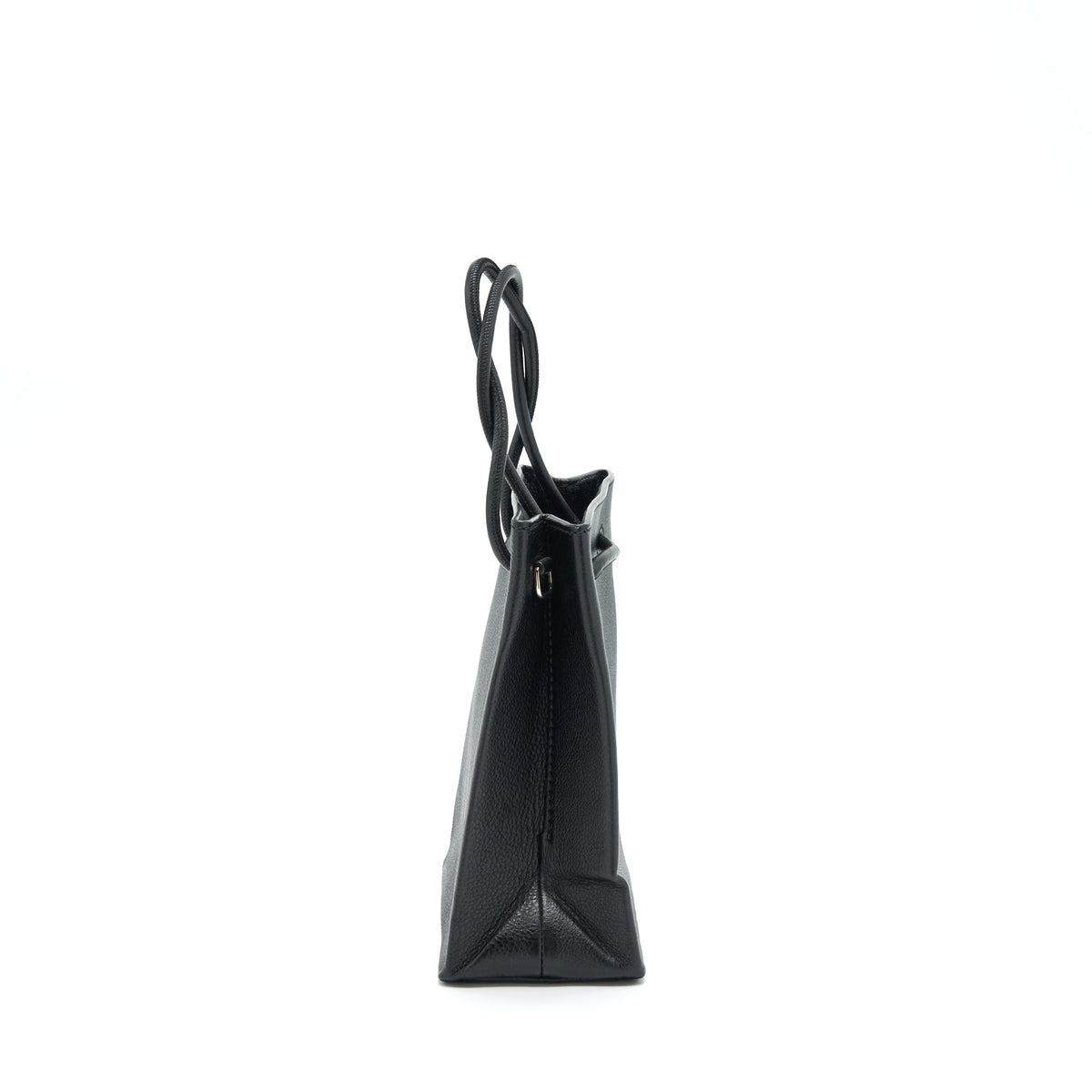 Balenciaga Top Handle Shopping Tote Bag Calfskin Black SHW — Premium Leather Tote