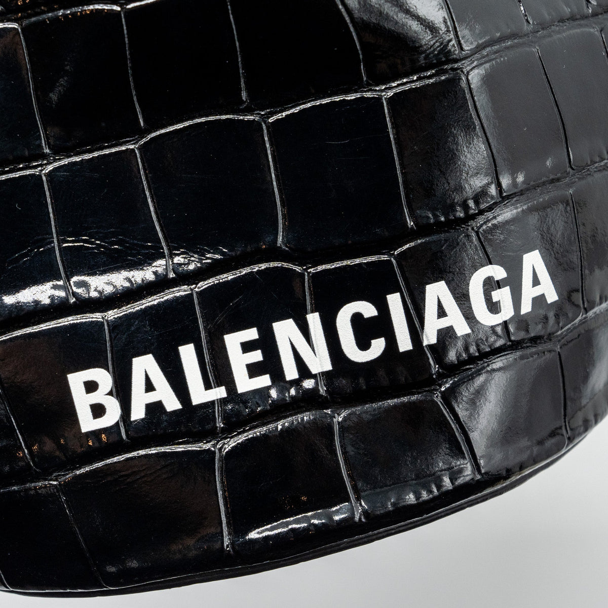 Balenciaga XS Everyday Drawstring Bucket Bag Black SHW — Designer Bucket Bag