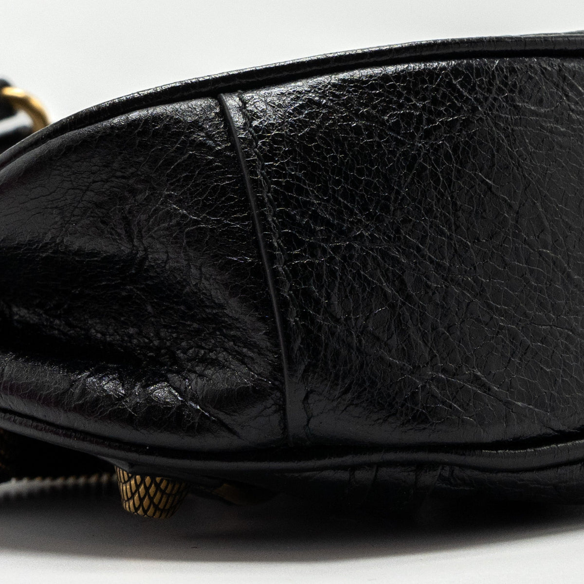 Balenciaga Le Cagole XS Lambskin Black GHW | Studded Leather Shoulder Bag
