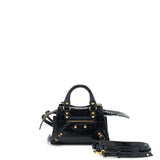 Balenciaga women's handbag Black luxury designer calf