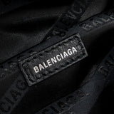 Balenciaga authentic luxury handbag Black calf craftsmanship