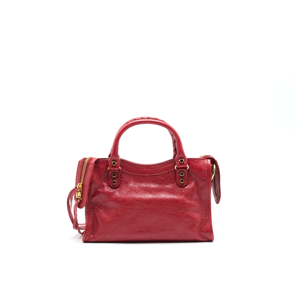 Luxar759 elegant leather Handbag back view