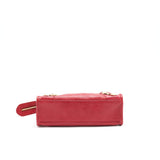 Luxar759 elegant leather Handbag flat lay view
