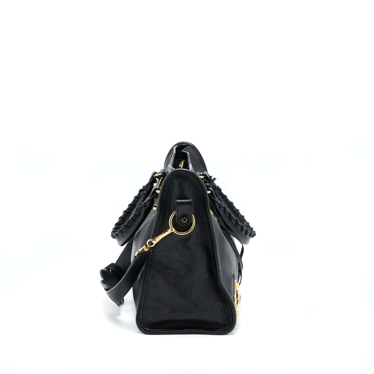 Balenciaga Edged City Bag Goatskin Black GHW — Designer Leather Handbag