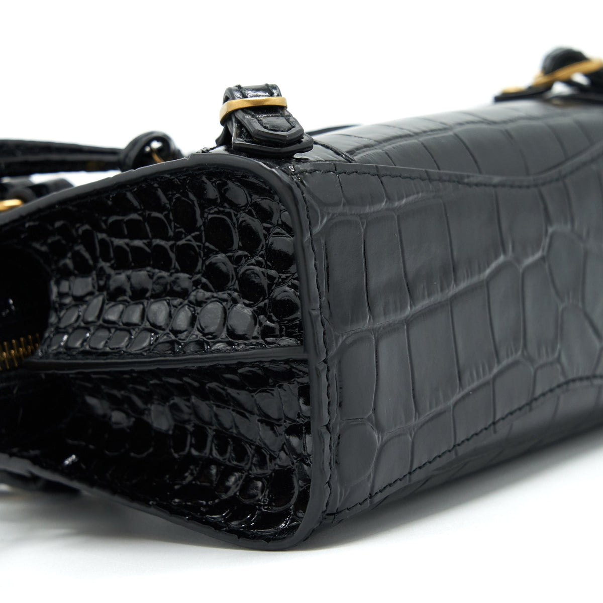 Luxar619 elegant leather Handbag flat lay view