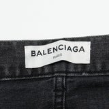 Balenciaga designer handbag denim closeup detail