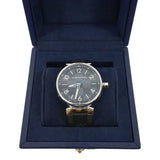 Side view of Louis Vuitton unisex black watch