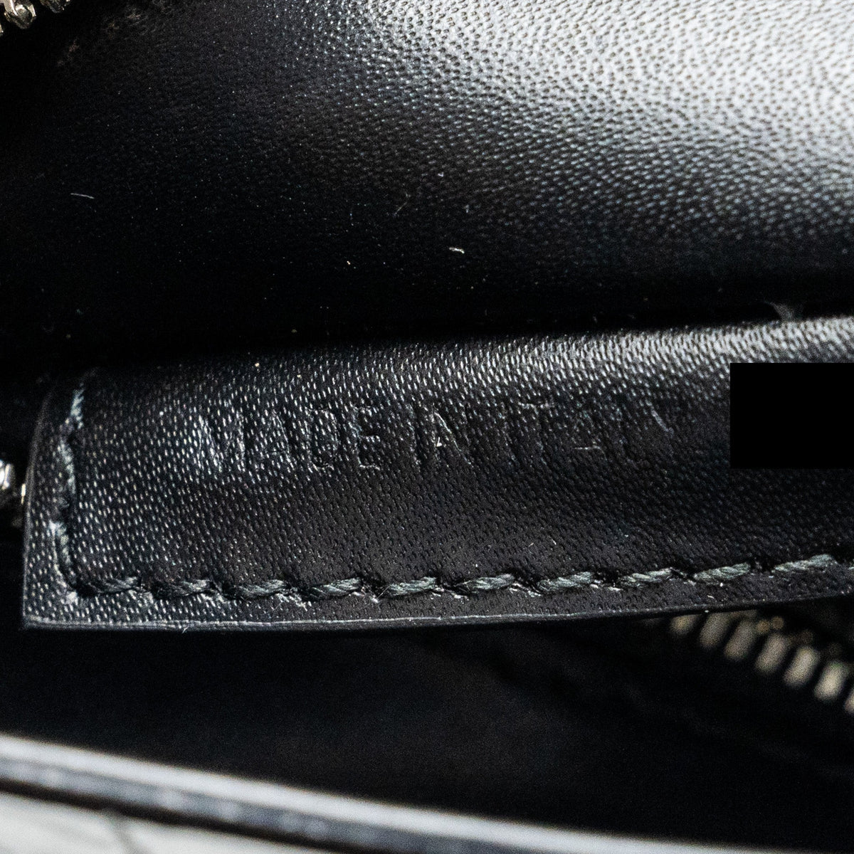 Balenciaga XXS Everyday Tote Bag Croc-Embossed Calfskin Black SHW — Premium Leather Tote
