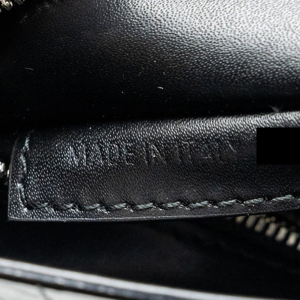 Balenciaga XXS Everyday Tote Bag Croc-Embossed Calfskin Black SHW — Premium Leather Tote
