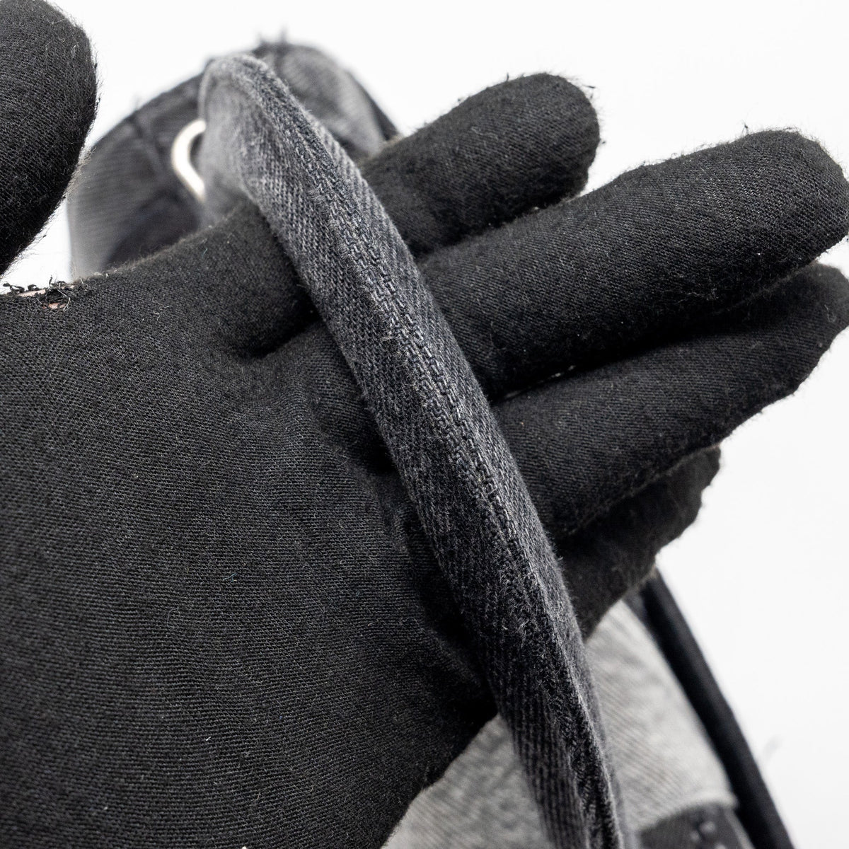 Balenciaga authentic luxury handbag Black denim craftsmanship