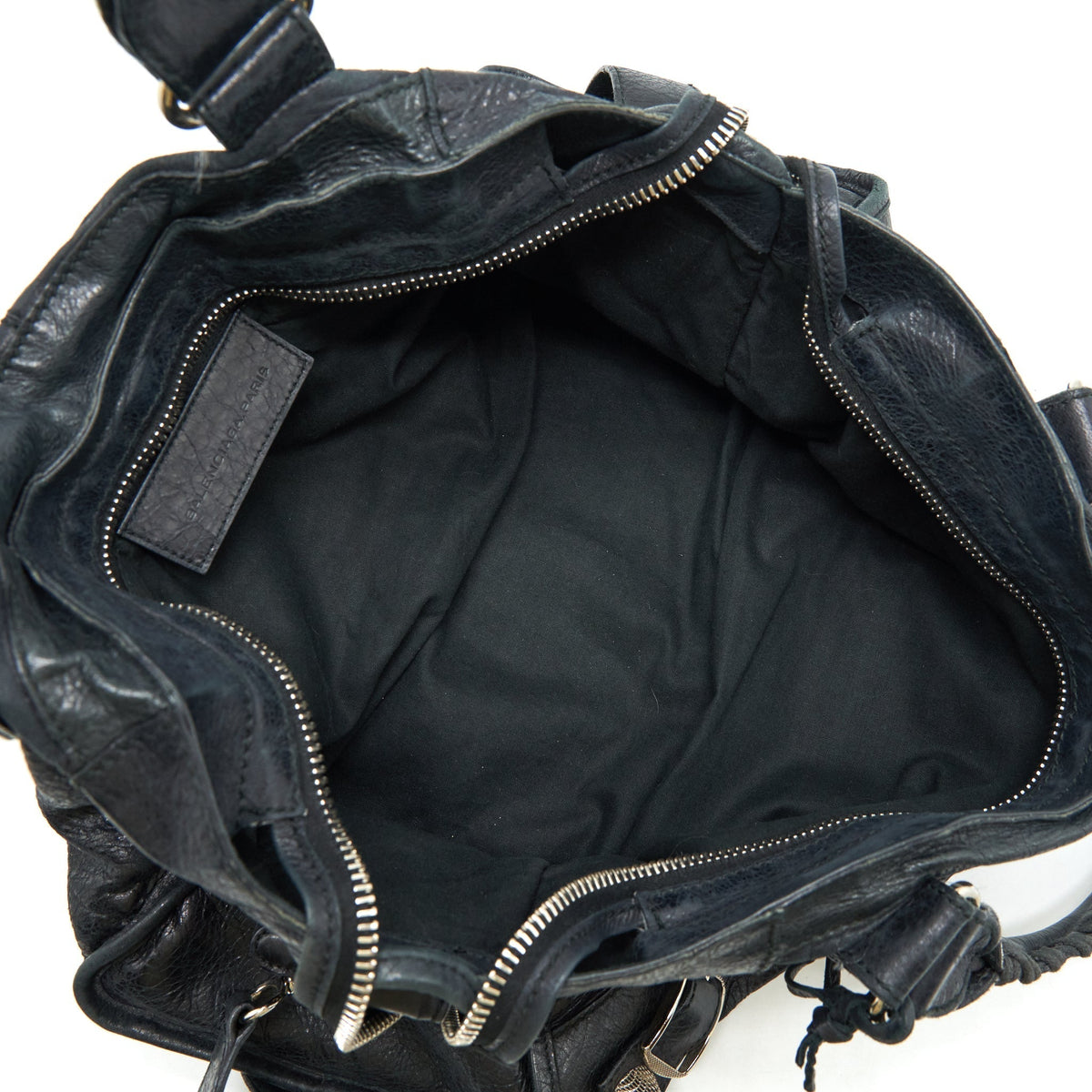 Balenciaga Giant City Bag Navy SHW — Designer Leather Handbag