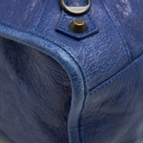 Balenciaga women's handbag Blue luxury designer leather