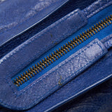 Balenciaga women's handbag Blue luxury designer leather