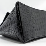 Luxar696 elegant leather Handbag top view
