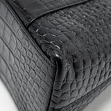 Luxar696 elegant leather Handbag back view